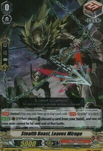 Stealth Beast, Leaves Mirage [V Format] Card Front