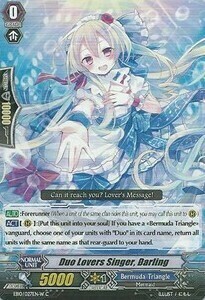 Duo Lovers Singer, Darling [G Format] Card Front