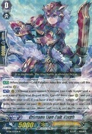 Crimson Lion Cub, Kyrph [G Format]