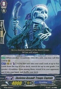 Skeleton Assault Troops Captain Card Front