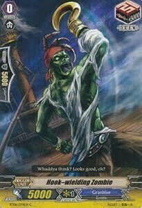 Hook-wielding Zombie Card Front