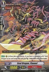 Seal Dragon, Flannel [G Format] Card Front