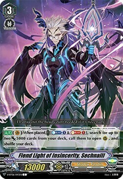 Fiend Light of Insincerity, Sechnaill [V Format] Card Front