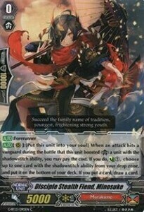 Disciple Stealth Fiend, Minosuke Card Front