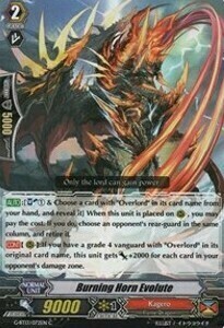 Burning Horn Evolute Card Front