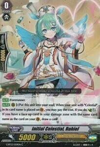 Initial Celestial, Ruhiel Card Front