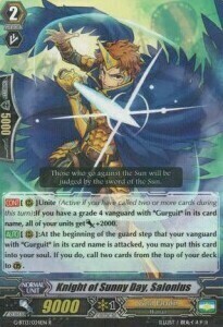 Knight of Sunny Day, Salonius [G Format] Card Front