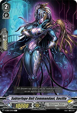 Subterfuge Unit Commandant, Secilia [V Format] Card Front