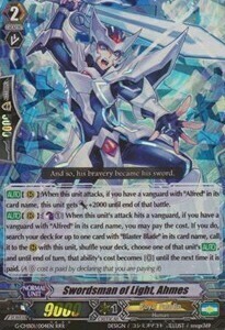 Swordsman of Light, Ahmes Card Front