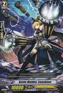 Battle Maiden, Izunahime Card Front