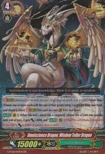 Drago Narratore di Saggezza, Drago dell'Onniscienza Card Front