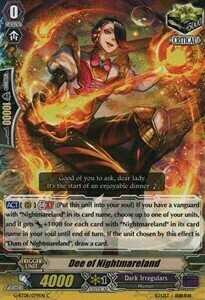 Dee of Nightmareland [G Format] Card Front