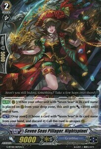 Seven Seas Pillager, Nightspinel Card Front