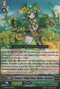 Summer's Height Flower Maiden, Marjukka [G Format] Card Front