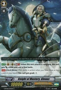 Knight of Mastery, Glenus [G Format] Card Front