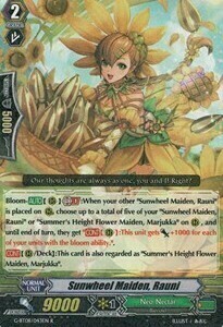 Sunwheel Maiden, Rauni [G Format] Card Front