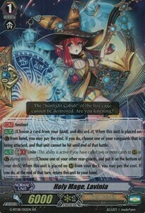 Holy Mage, Lavinia [G Format] Card Front