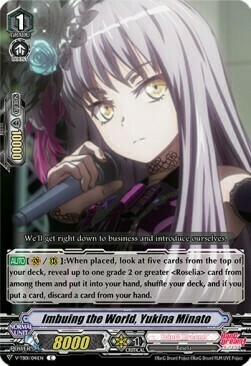 Imbuing the World, Yukina Minato [V Format] Card Front