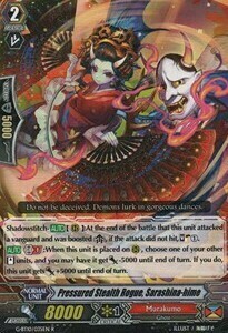 Pressured Stealth Rogue, Sarashina-hime [G Format] Card Front