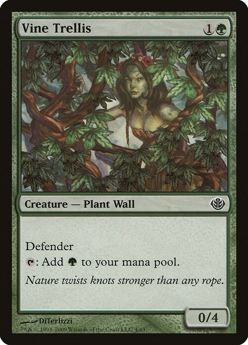 Vine Trellis Card Front