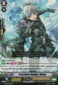 Fractious Knight, Aldan Card Front