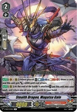 Stealth Dragon, Magatsu Gale [V Format] Card Front