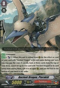 Ancient Dragon, Pterakid Card Front