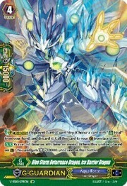 Blue Storm Deterrence Dragon, Ice Barrier Dragon [G Format]