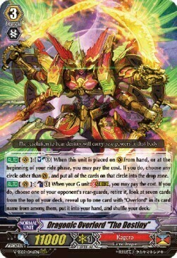 Dragonic Overlord "The Destiny" Card Front