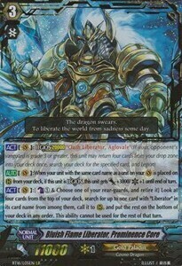 Bluish Flame Liberator, Prominence Core Card Front