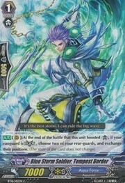 Blue Storm Soldier, Tempest Border [G Format]