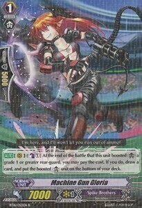 Machine Gun Gloria [G Format] Card Front