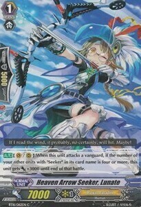 Heaven Arrow Seeker, Lunate Card Front