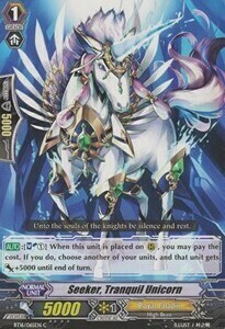 Seeker, Tranquil Unicorn [G Format] Card Front