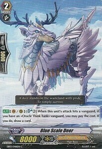 Blue Scale Deer [G Format] Card Front