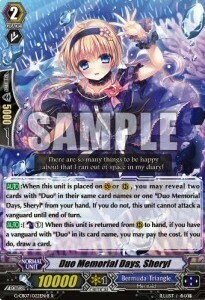 Duo Memorial Days, Sheryl [G Format] Card Front