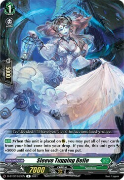 Sleeve Tugging Belle [D Format] Card Front