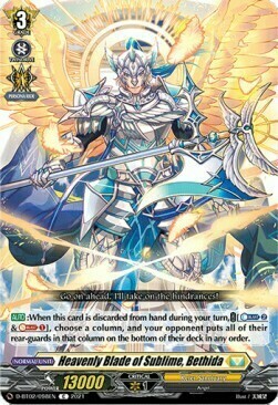 Heavenly Blade of Sublime, Bethida [D Format] Card Front