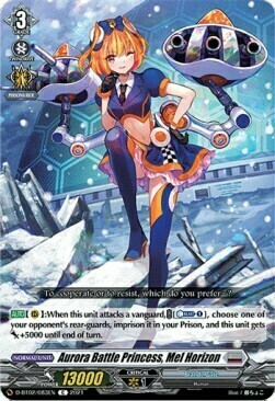 Aurora Battle Princess, Mel Horizon Card Front