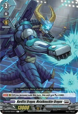 Hardfist Dragon, Metalknuckler Dragon Card Front