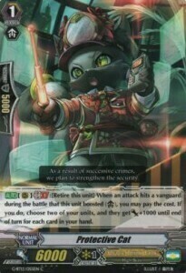 Protective Cat Card Front