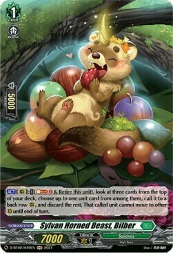 Sylvan Horned Beast, Bilber Card Front