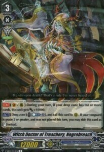 Witch Doctor of Trachery, Negrobreach [V Format] Card Front