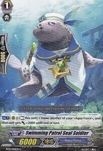 Swimming Patrol Seal Soldier [G Format] Card Front