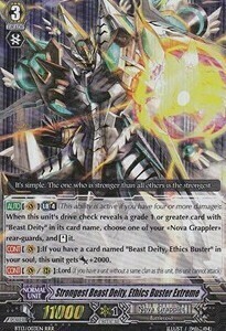 Strongest Beast Deity, Ethics Buster Extreme Card Front