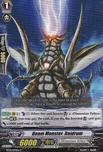 Beam Monster, Raidrum Card Front