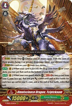 Omniscience Dragon, Tciptckaam [V Format] Card Front