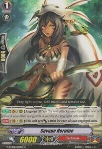 Savage Heroine Card Front