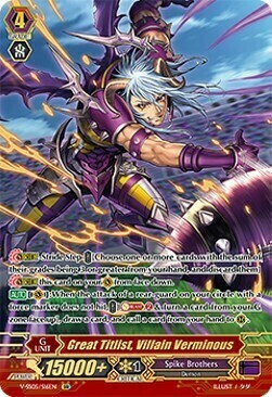 Great Titlist, Villain Verminous Card Front