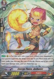 Energy Flame, Aethonic Card Front